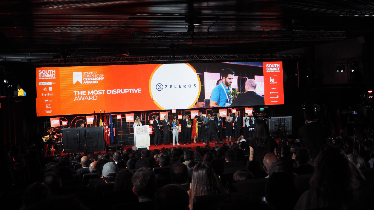 Zeleros receives award for most disruptive startup at South Summit Madrid 2022